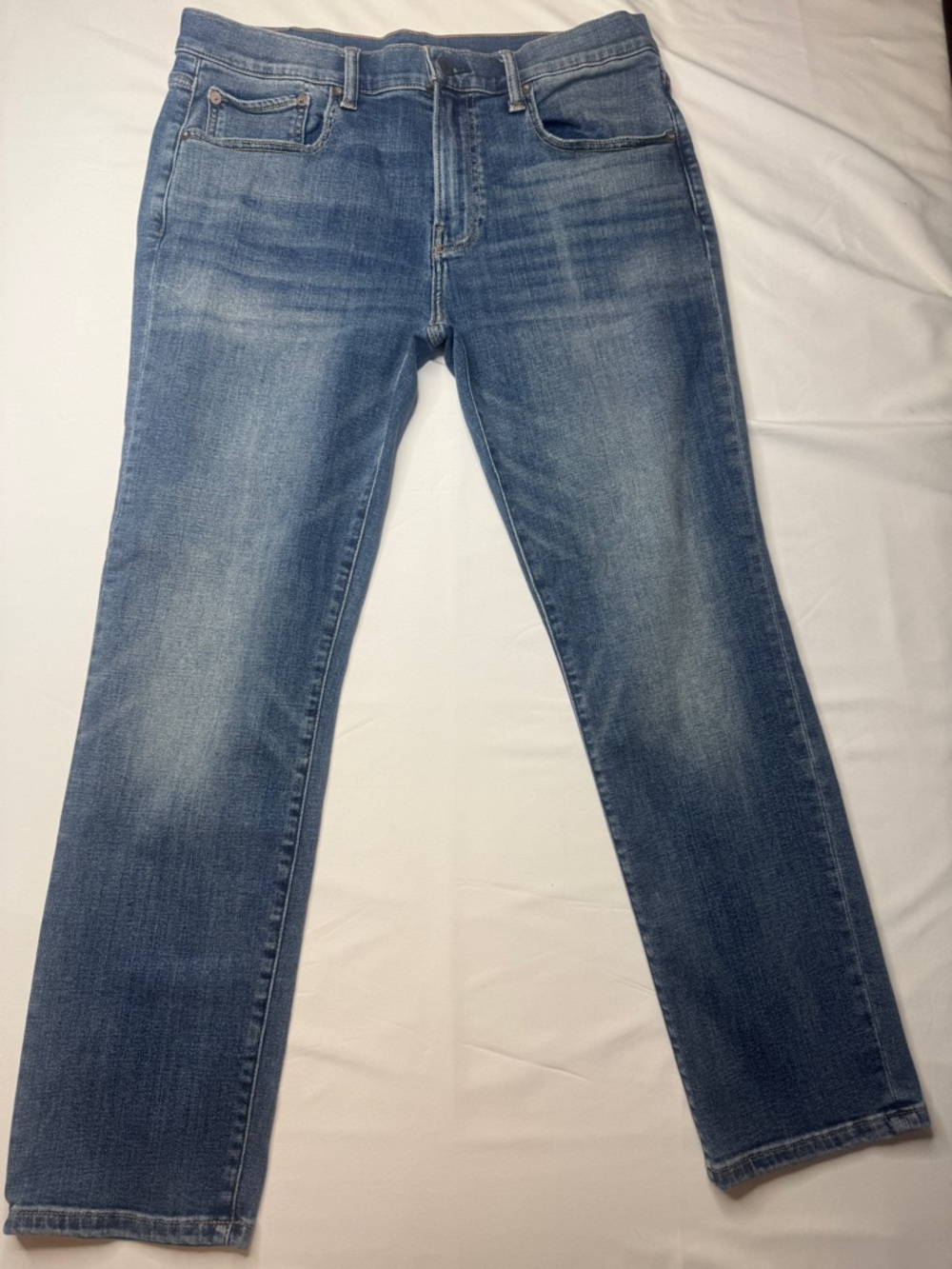 Lucky Brand 223 Straight Light Medium Wash Men's Jeans Size 33x30